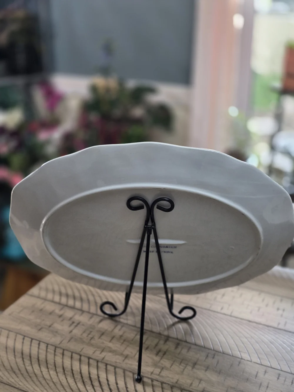 White Embossed Turkey Serving Platter - Classic Ceramic Holiday Platter